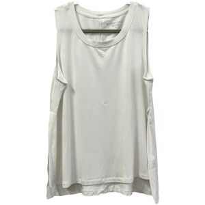 Beyond Yoga White Tank Top Womens Athletic Muscle Tee